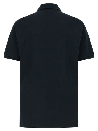Gucci Blue Cotton Polo Shirt