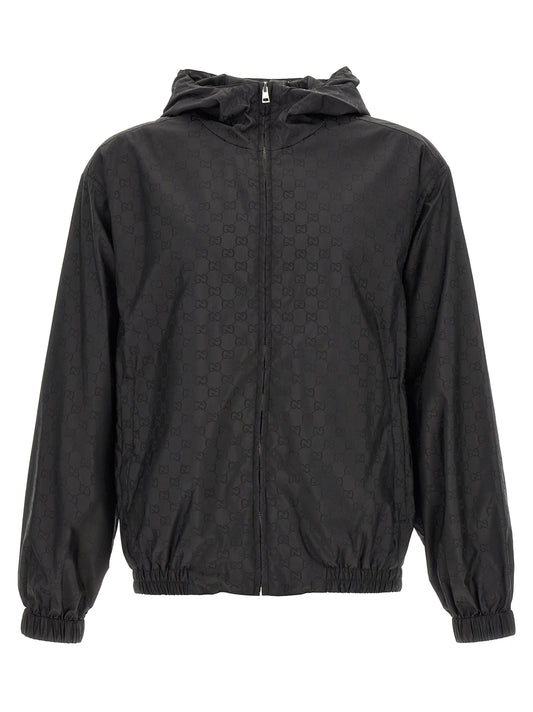 Gucci Black Polyamide Shell Jacket
