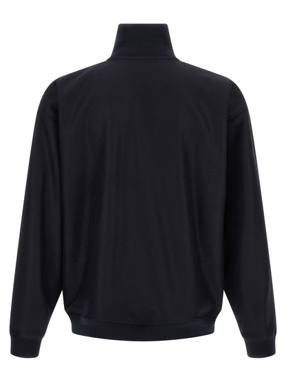 Jil Sander Blue Wool Full-Length Jacket
