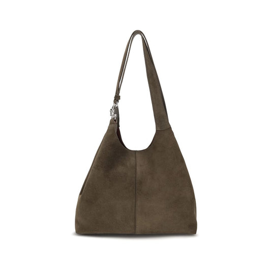 Large Shoulder Pouch Bag by Coccinelle for women in bos taurus calf leather brown & gold features a stately silhouette, showcasing a secure zipper, magnetic, clasp & button, ample , and stately shoulder-strap & handle for a stately finish.