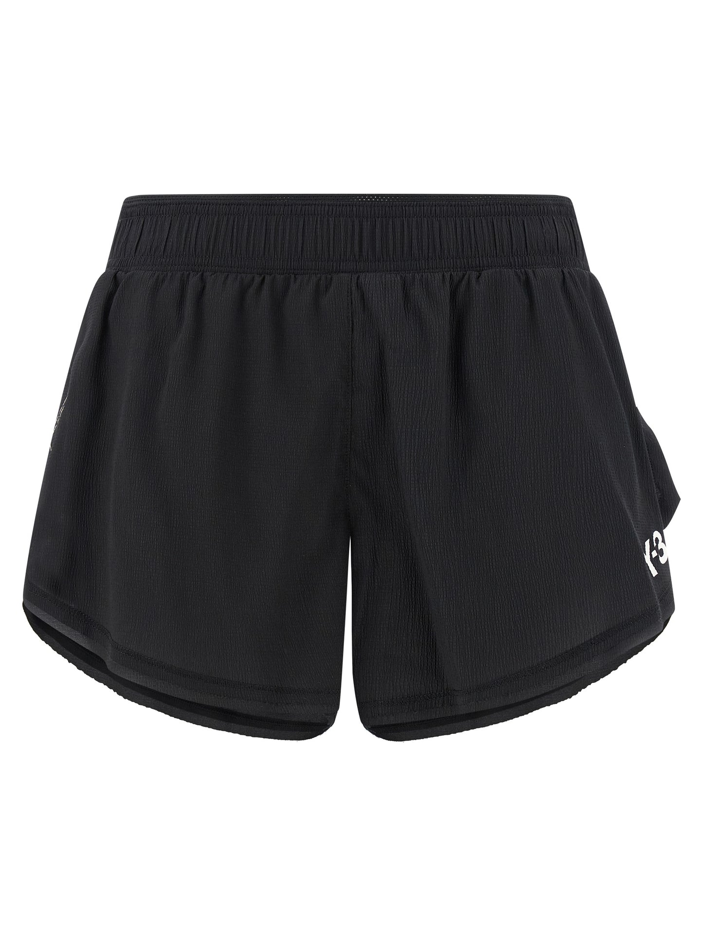 Y-3 Black Polyamide Bermuda Shorts