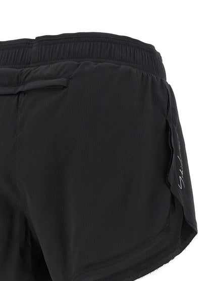 Y-3 Black Polyamide Bermuda Shorts