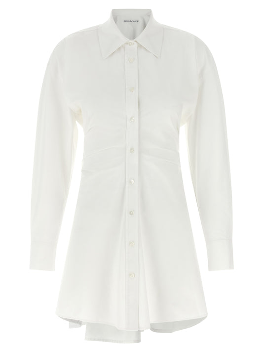 Alexander Wang White Cotton Short Dress