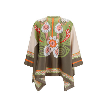 La Double J Multicolor Silk Pattern Shirt