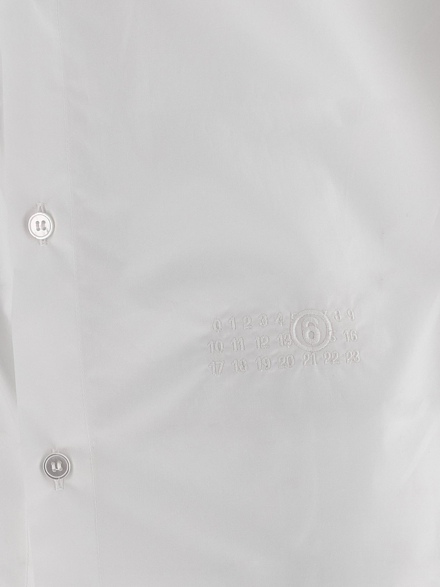 MM6 Maison Margiela White Cotton Blouse