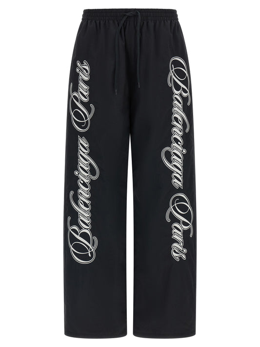 Activewear Pants by Balenciaga for women in nylon canvas multicolor, featuring a athletic straight-leg & athletic and long with a athletic and high-performance .