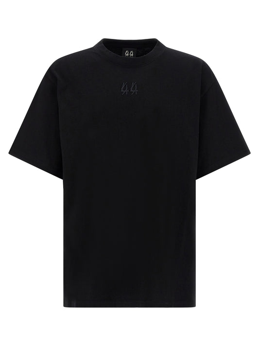 44 Label Group Black Cotton T-Shirt