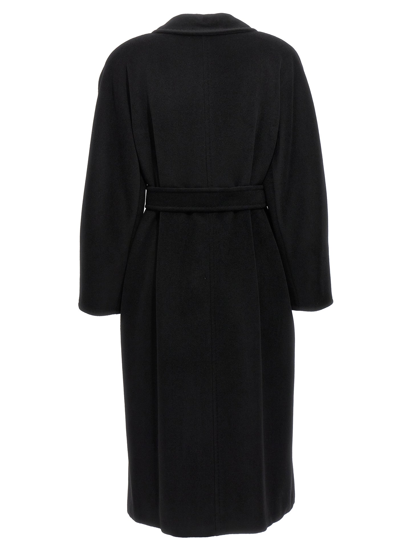 Max Mara Black Virgin Wool Coat