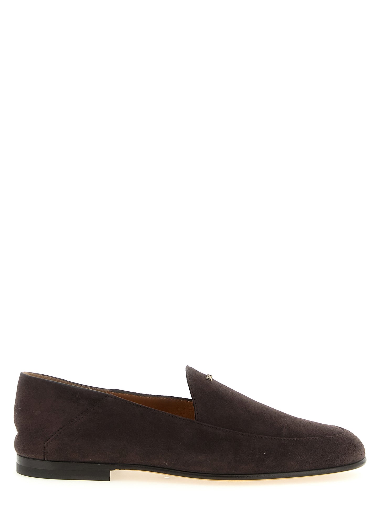 Tod's Brown Goatskin Slip-On Loafers