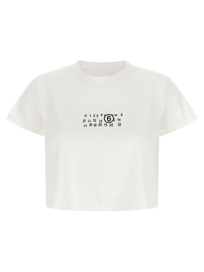 MM6 Maison Margiela White Cotton T-Shirt