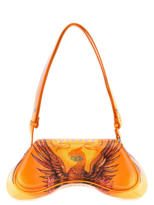 Crossbody Handbag by Diesel for women in polyester animal, orange & signature showcases a versatile sophistication silhouette, featuring a secure , versatile sophistication , and versatile crossbody-strap & adjustable-strap for a versatile sophistication finish.