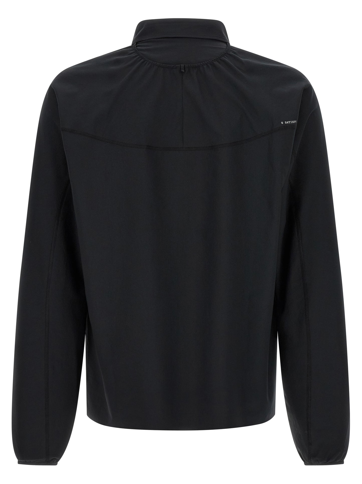 SATISFY Black Polyester Blouse