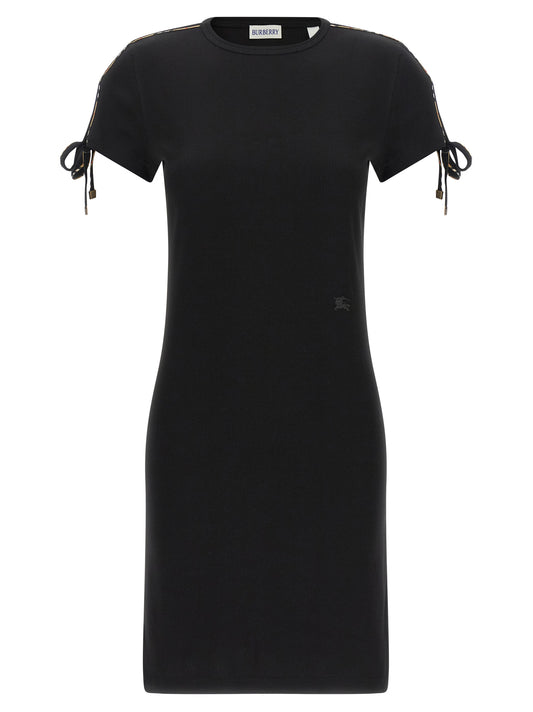 Burberry Black Cotton Short Dress