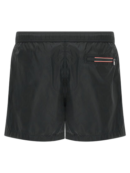 Moncler Black Polyamide Knee Length