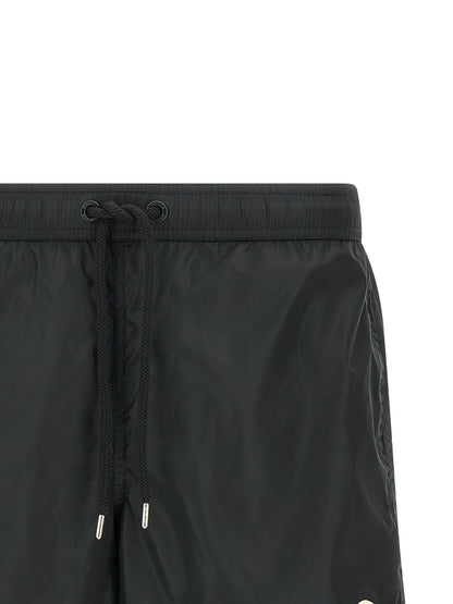 Moncler Black Polyamide Knee Length