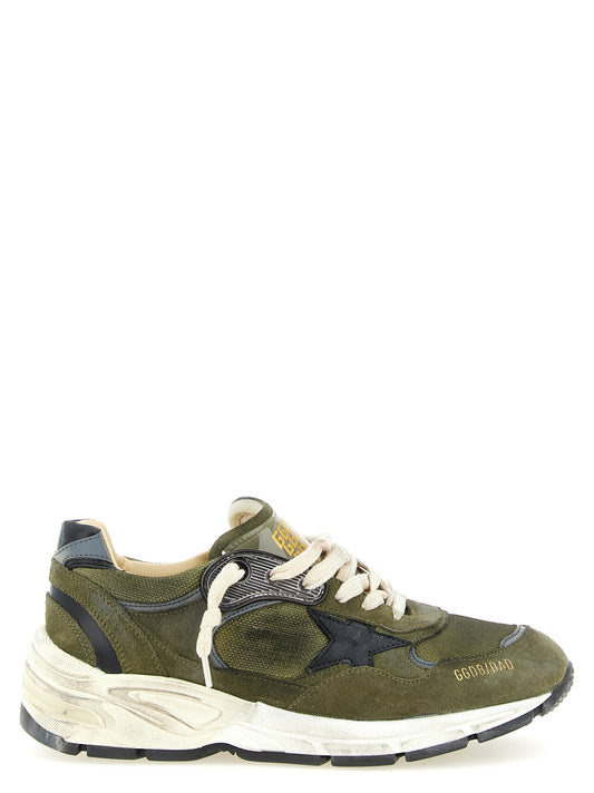 Athletic Sneakers by Golden Goose for women in mesh & suede leather bicolour, black, green, olive & signature features an timeless silhouette from the Star Women's Athletic Mesh & Suede Leather Sneakers collection, showcasing a timeless athletic style for a timeless look.