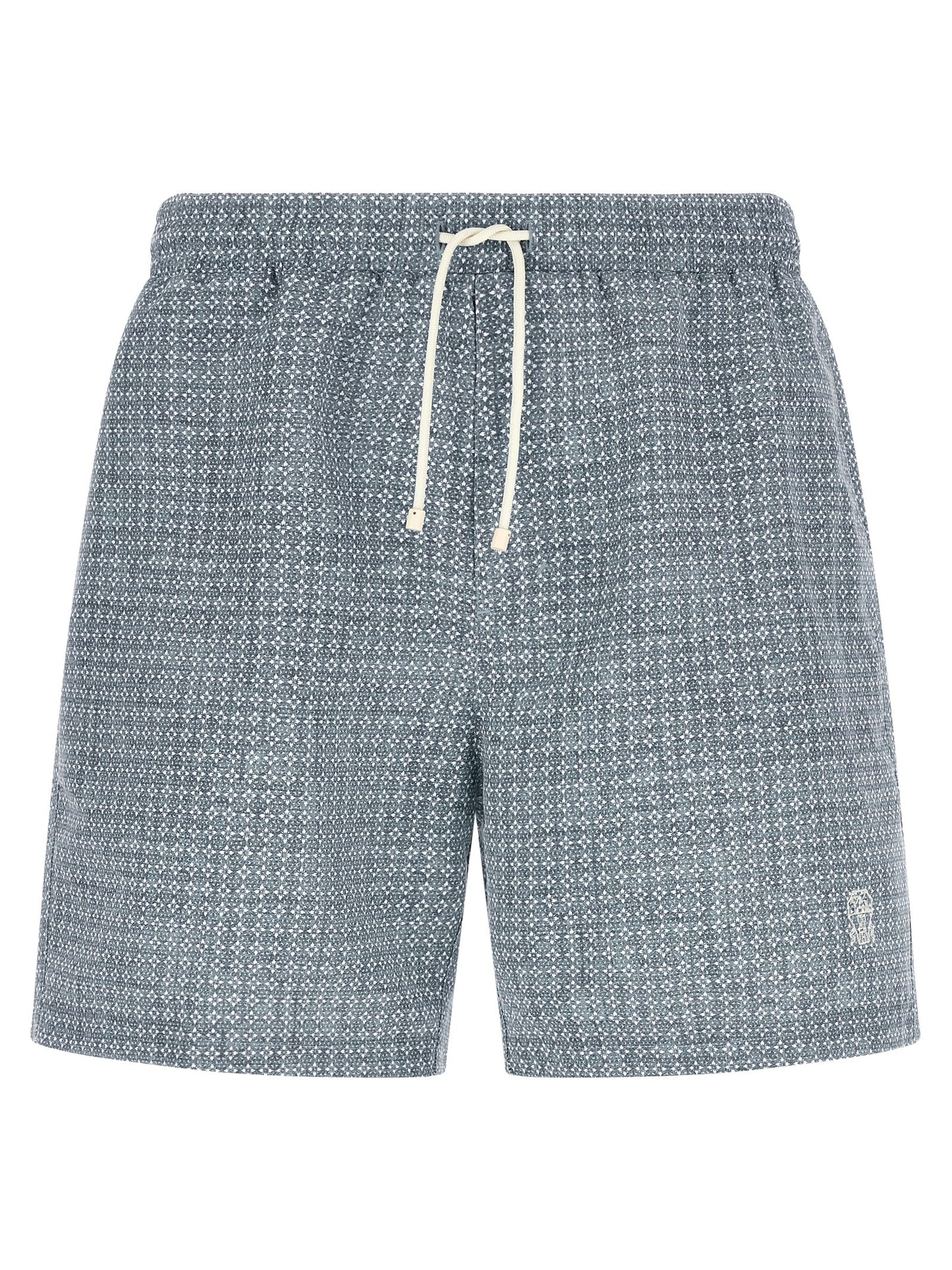Brunello Cucinelli Blue Polyester Swim Shorts