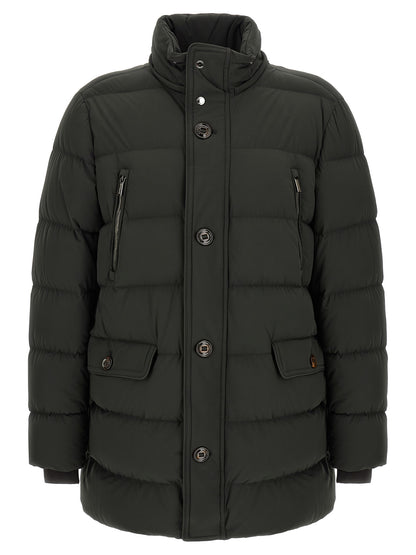 MooRER Bicolor Wool Full-Length Jacket