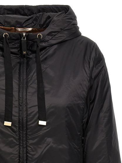 Max Mara Black Polyester Shell Jacket