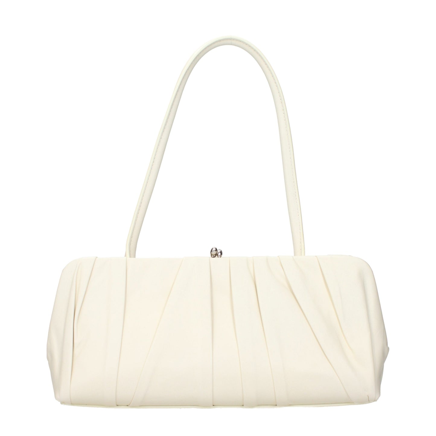 Shoulder Bag by Jil Sander for women in leather white features a effortless chic silhouette with a secure , ample , and versatile shoulder-strap for a effortless chic finish.