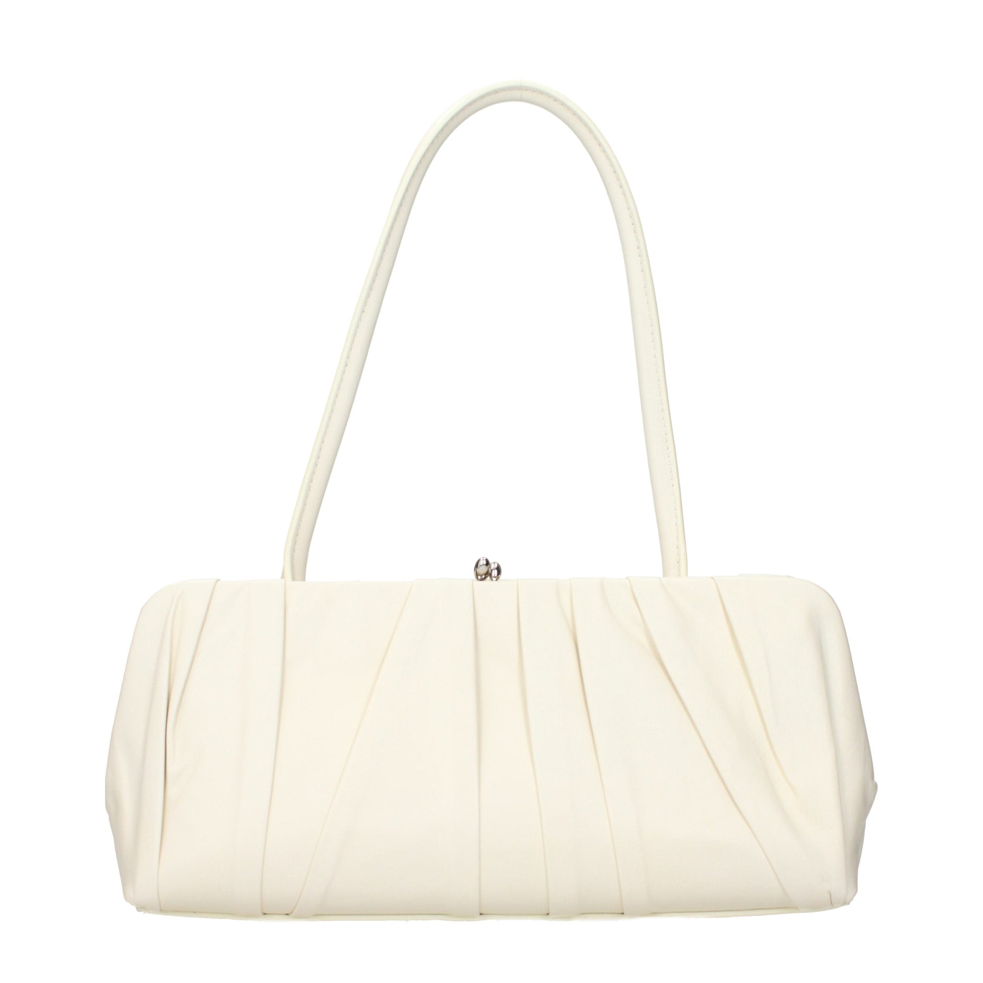 Shoulder Bag by Jil Sander for women in leather white features a effortless chic silhouette with a secure , ample , and versatile shoulder-strap for a effortless chic finish.