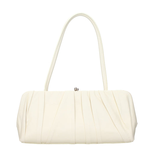 Shoulder Bag by Jil Sander for women in leather white features a effortless chic silhouette with a secure , ample , and versatile shoulder-strap for a effortless chic finish.