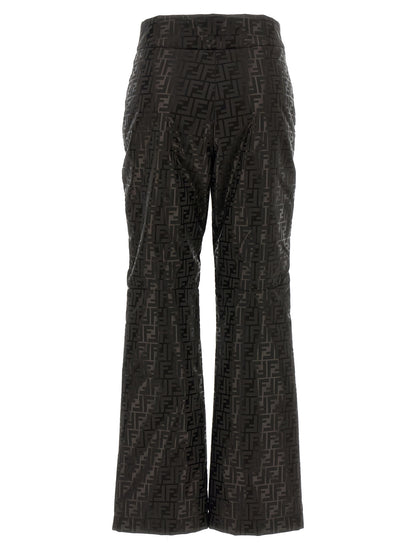 Fendi Brown Cotton Athletic Pants
