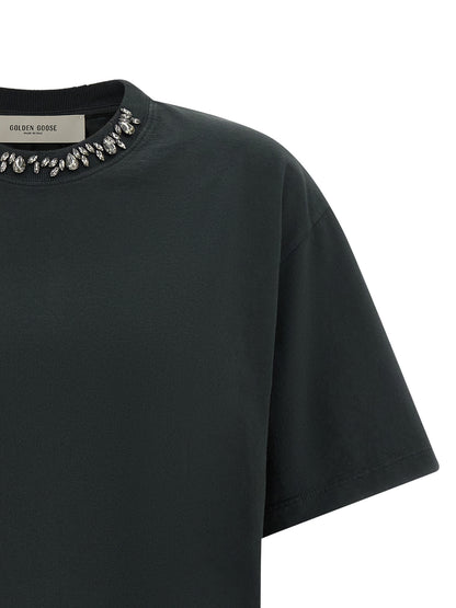 Golden Goose Black Cotton T-Shirt