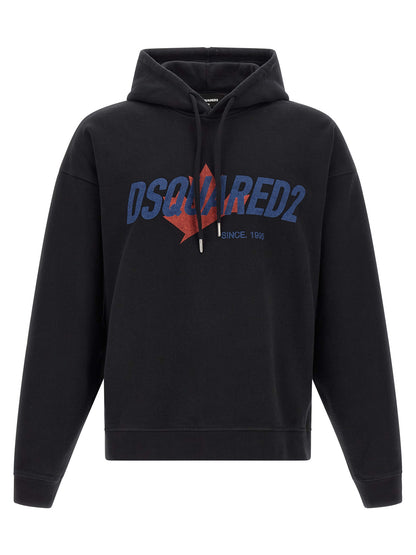 Dsquared² Black Cotton Sweatshirt