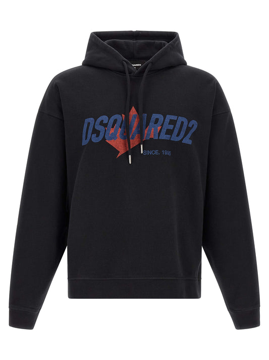 Dsquared² Black Cotton Sweatshirt