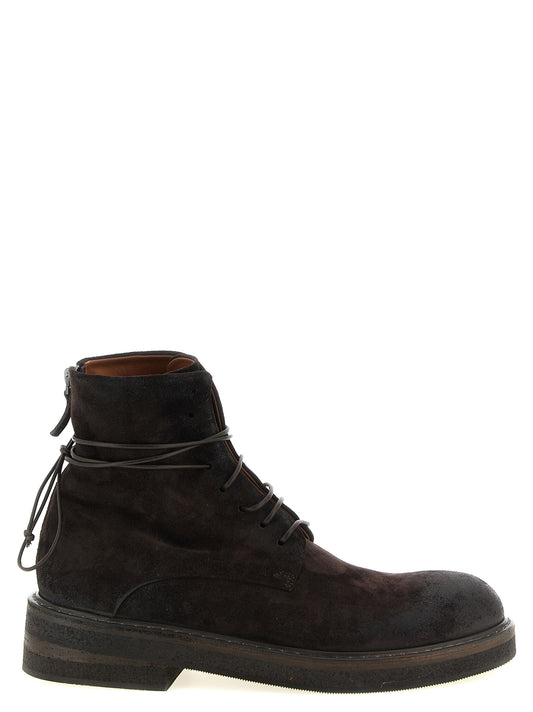 Ankle Chelsea Boots by Marsell for men in calfskin leather brown features an effortless chic silhouette from the Men's Calfskin Leather Ankle Chelsea Boots collection, showcasing a effortless chic and refined for an effortless chic look.