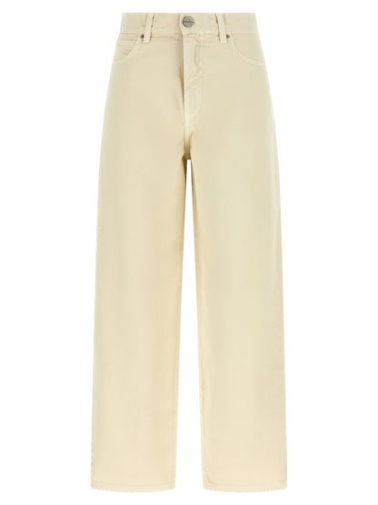 PINKO Beige Cotton Jeans Denim