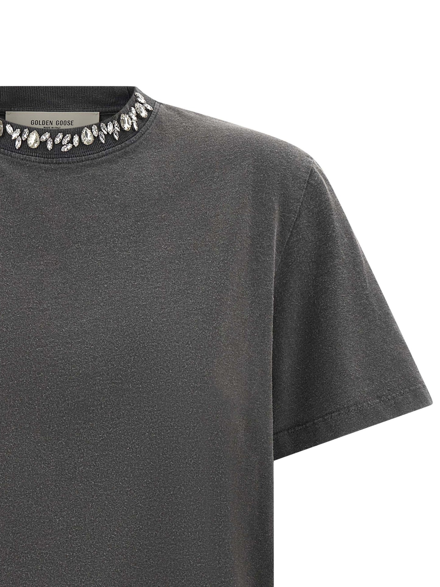 Golden Goose Gray Cotton T-Shirt