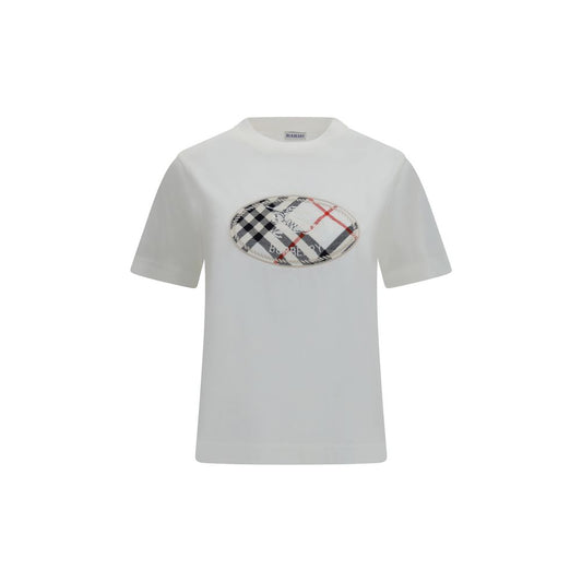 Burberry White Cotton T-Shirt