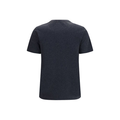 Brunello Cucinelli Gray Cotton T-Shirt