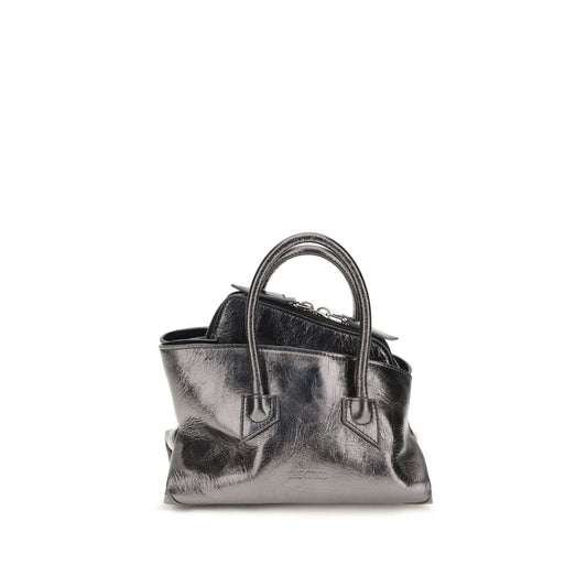 Mini Evening Handbag by The Attico for women in bos taurus calf leather gray presents a ornamental silhouette, showcasing a secure zipper, ample , and versatile shoulder-strap & handle for a ornamental finish.