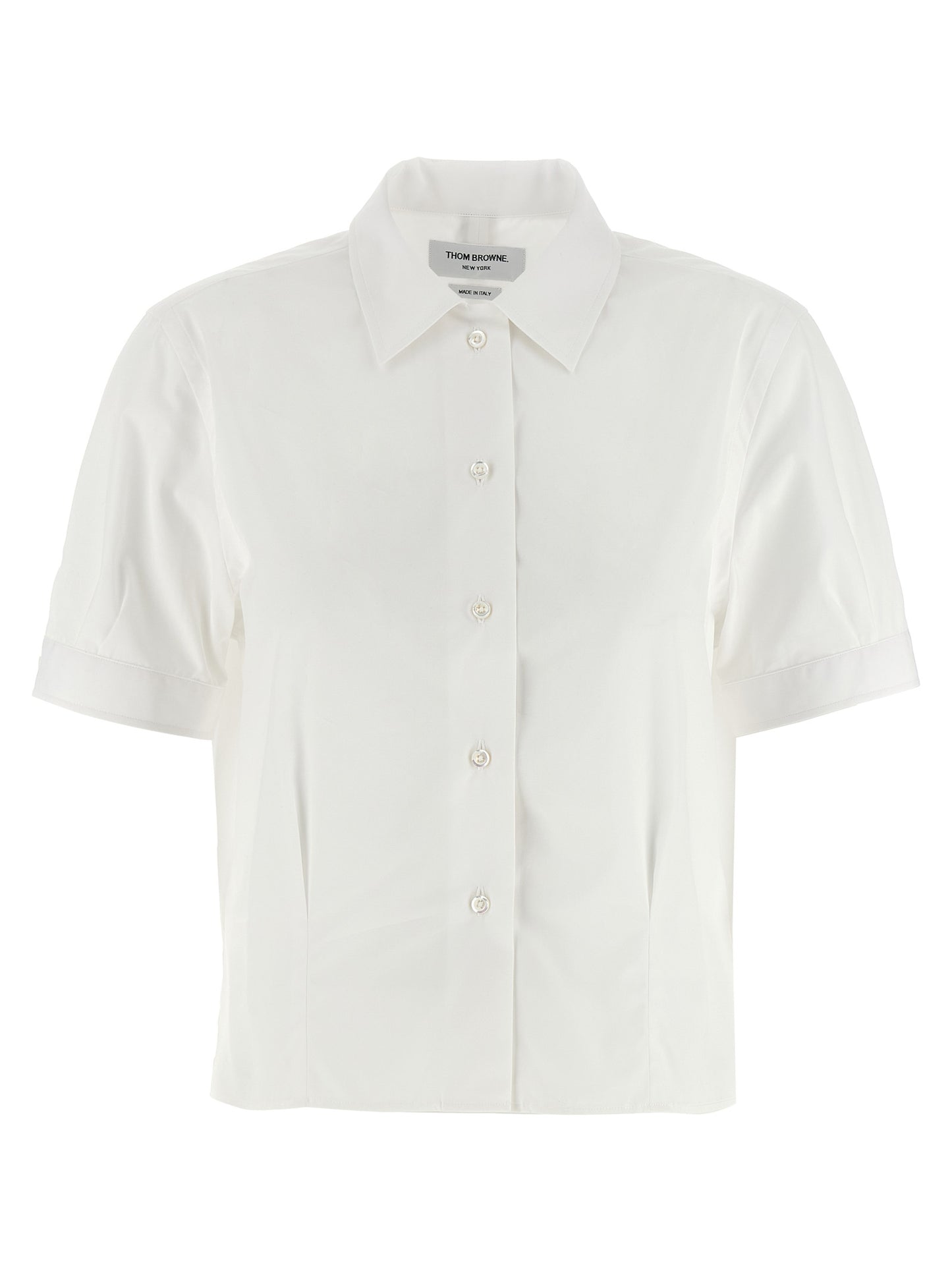 Thom Browne White Cotton Blouse