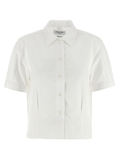 Thom Browne White Cotton Blouse