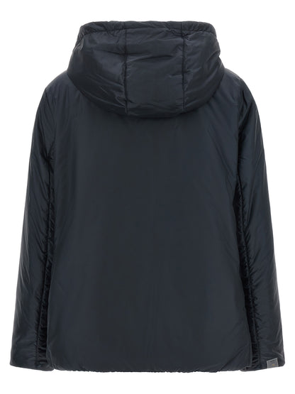 Max Mara Blue Polyester Shell Jacket
