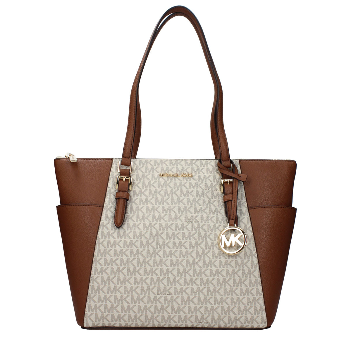 Shoulder Bag by Michael Kors for women in leather beige features a enviable silhouette, showcasing a secure , ample , and enviable shoulder-strap for a enviable finish.