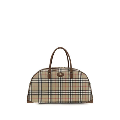 Burberry Beige Cotton Shoulder Bag