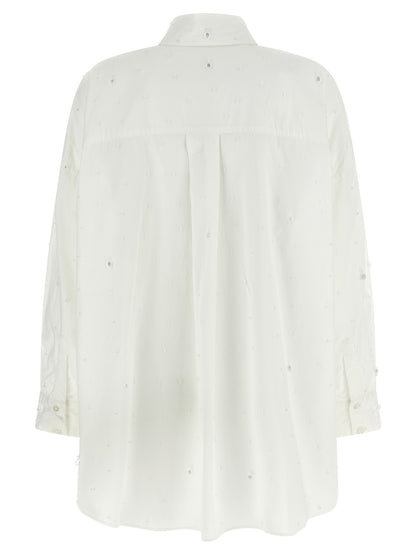 Giuseppe Di Morabito White Cotton Blouse