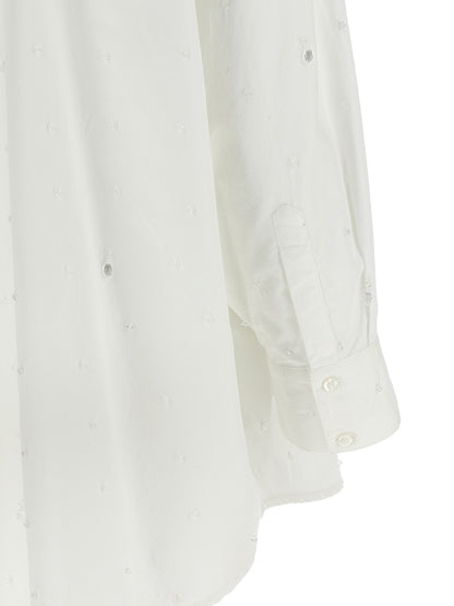 Giuseppe Di Morabito White Cotton Blouse