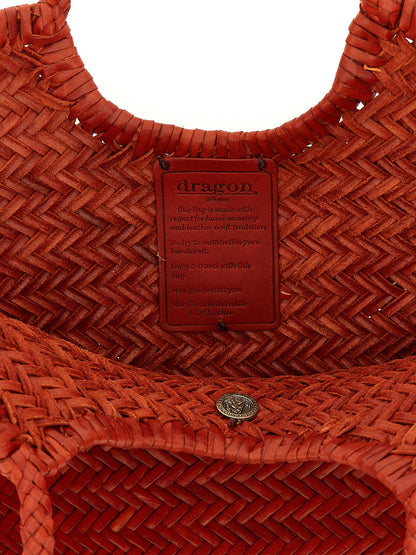 Dragon Diffusion Orange Calfskin Shoulder Bag