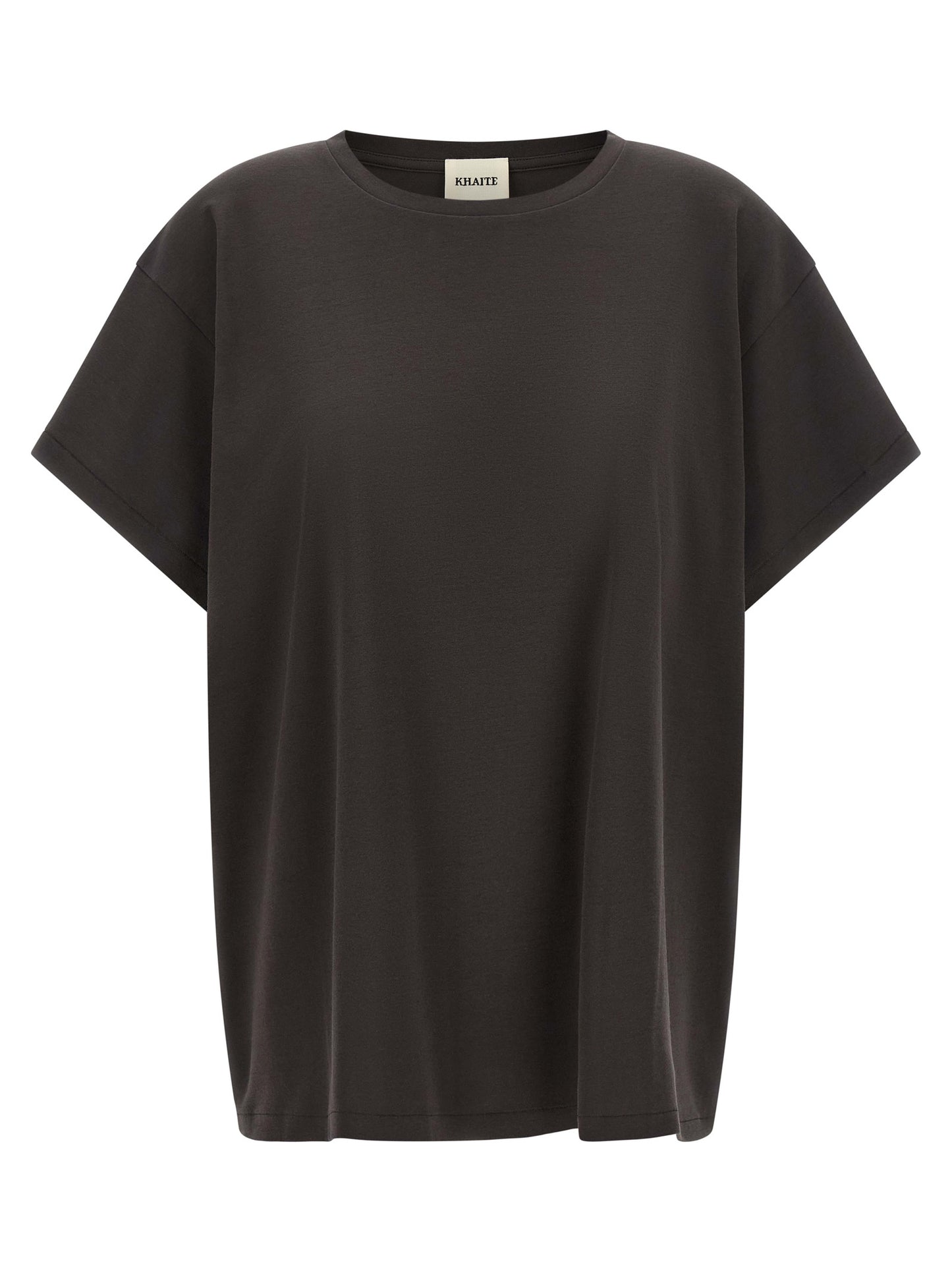 Khaite Gray Cotton T-Shirt