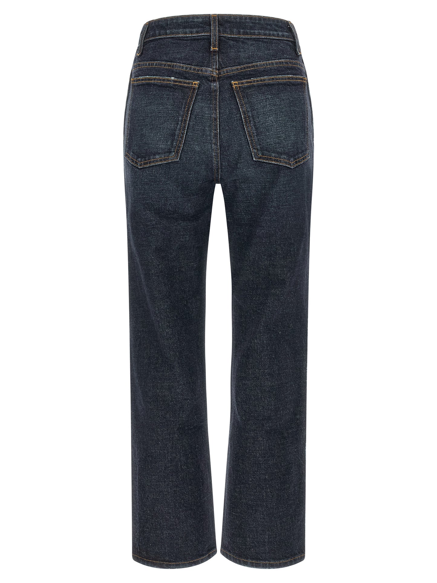 Khaite Blue Cotton Flared Jeans