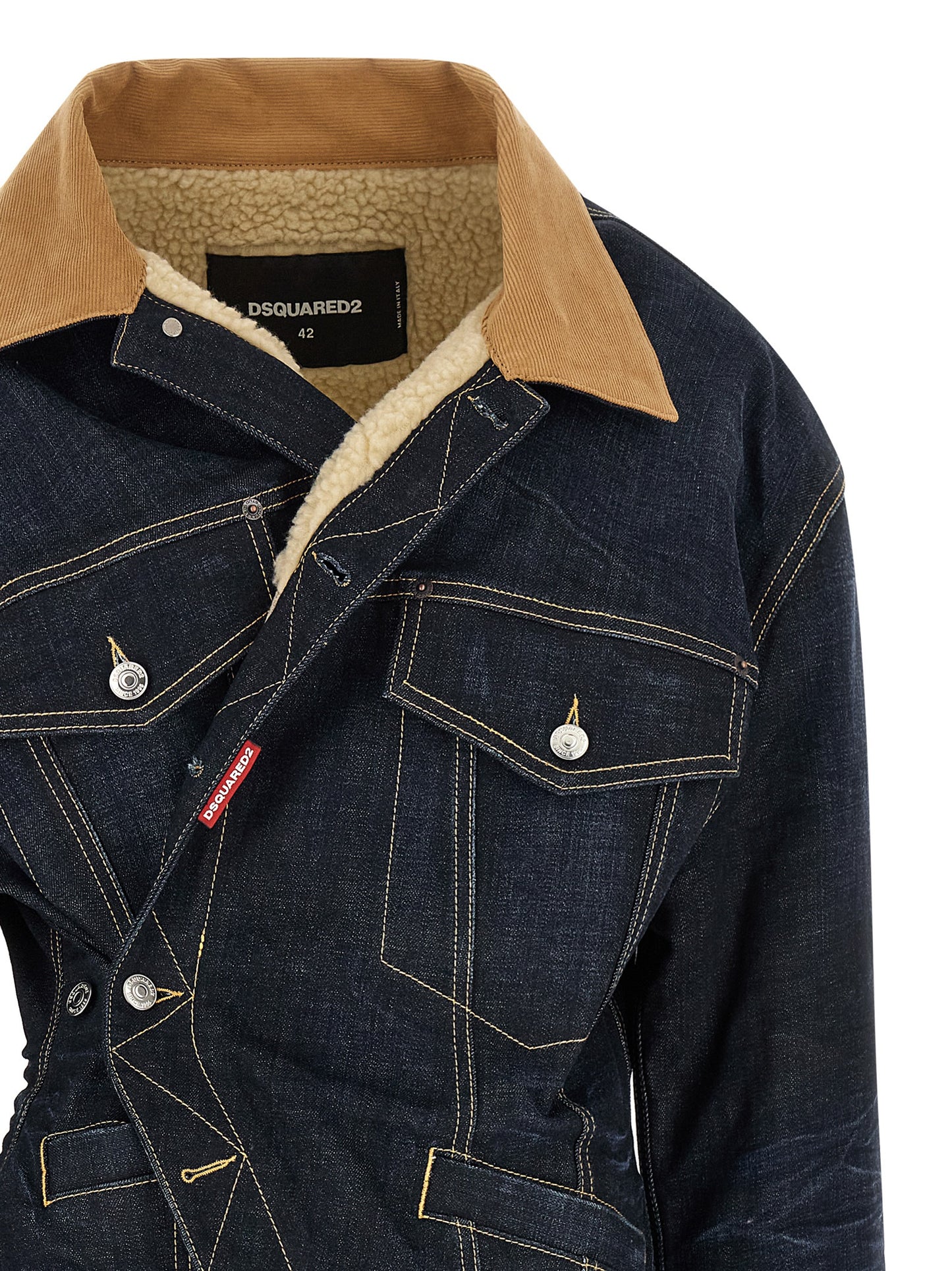 Dsquared² Blue Cotton Denim Jacket