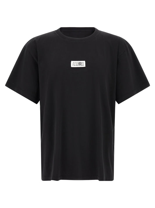 MM6 Maison Margiela Black Cotton T-Shirt