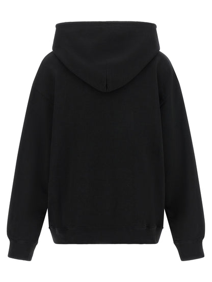 MM6 Maison Margiela Black Cotton Sweatshirt