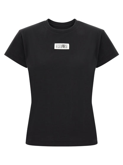MM6 Maison Margiela Black Cotton T-Shirt